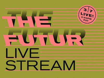 Hoodzpah on The Futur Live Stream w/Chris Do event futur hoodzpah live stream neon promo shadow