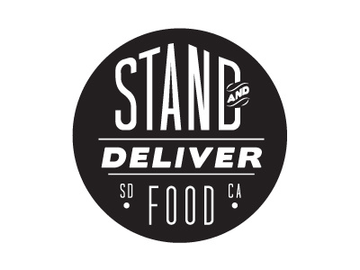 Stand & Deliver logo mockup B