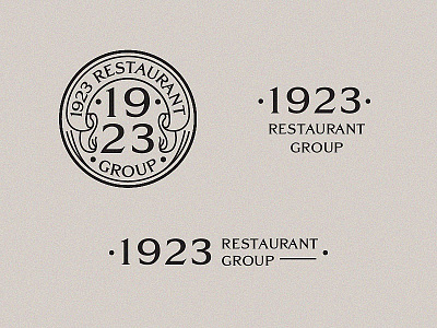 Unchosen 1923 logo system banner fillagree hoodzpah logo retro seal vintage