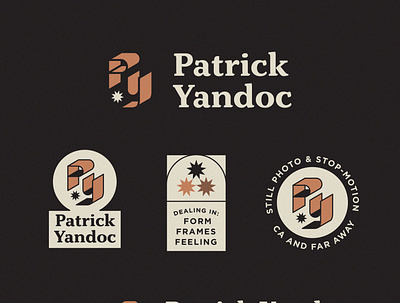 Patrick Yandoc: Unchosen Logo Concept 1 3d badge hoodzpah identity system logo monogram seal stars