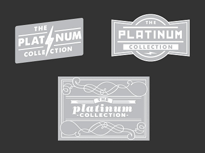 Platinum Collection Seals album logo record retro seal vintage