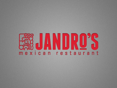 Jandros dallas identity logo mexican restaurant