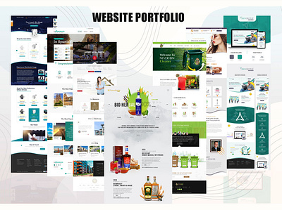 Portfolio Website graphic design home homepage landing page uidesign web design