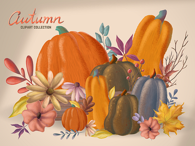 Autumn Clipart Composition