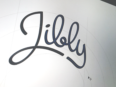 Redesigning Jibly brand jibly lettering logo minimal simple