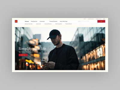 Bank Website Redesign #01