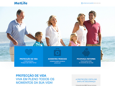 MetLife landing page