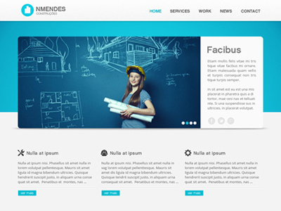 NMendes website company construction services website