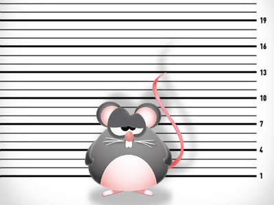 Mr. Mouse, the usual suspect animal ball character design illustration mouse vector