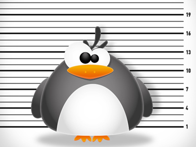 Mr. Penguin, the usual suspect animal ball character design illustration penguin vector
