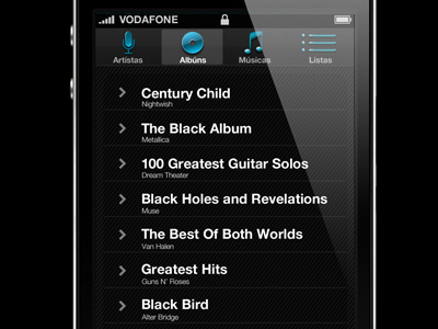 Music Player application iphone iphone app mobile music player