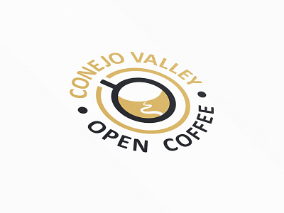 Coffee logo concept branding cafe clean coffee concept cup design idea identity logo valley