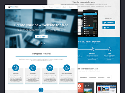 Landing Page for WordPress