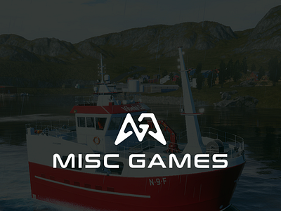 Misc Games branding contoller creator design developer gamepad logo monogram typography vector video game videogame