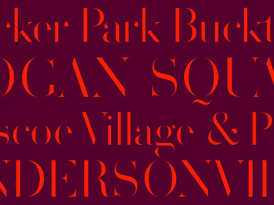 Volterra Sample chicago typeface typography