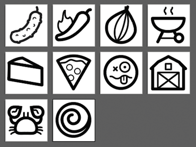 Chip Flavors chips food icons