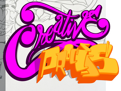 Creative Process Lettering illustration lettering