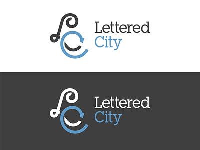 Lettered City Logo branding lettering logo