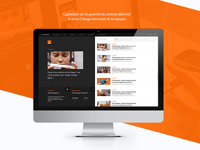 Portoflio | Orange Blog blog case study interface portfolio redesign responsive social ui ux webdesign