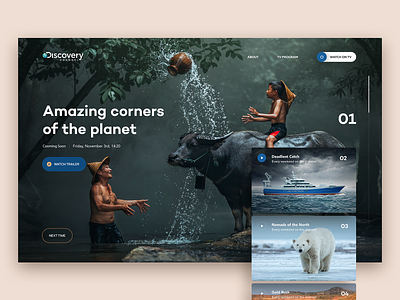 Discovery Channel Website Concept
