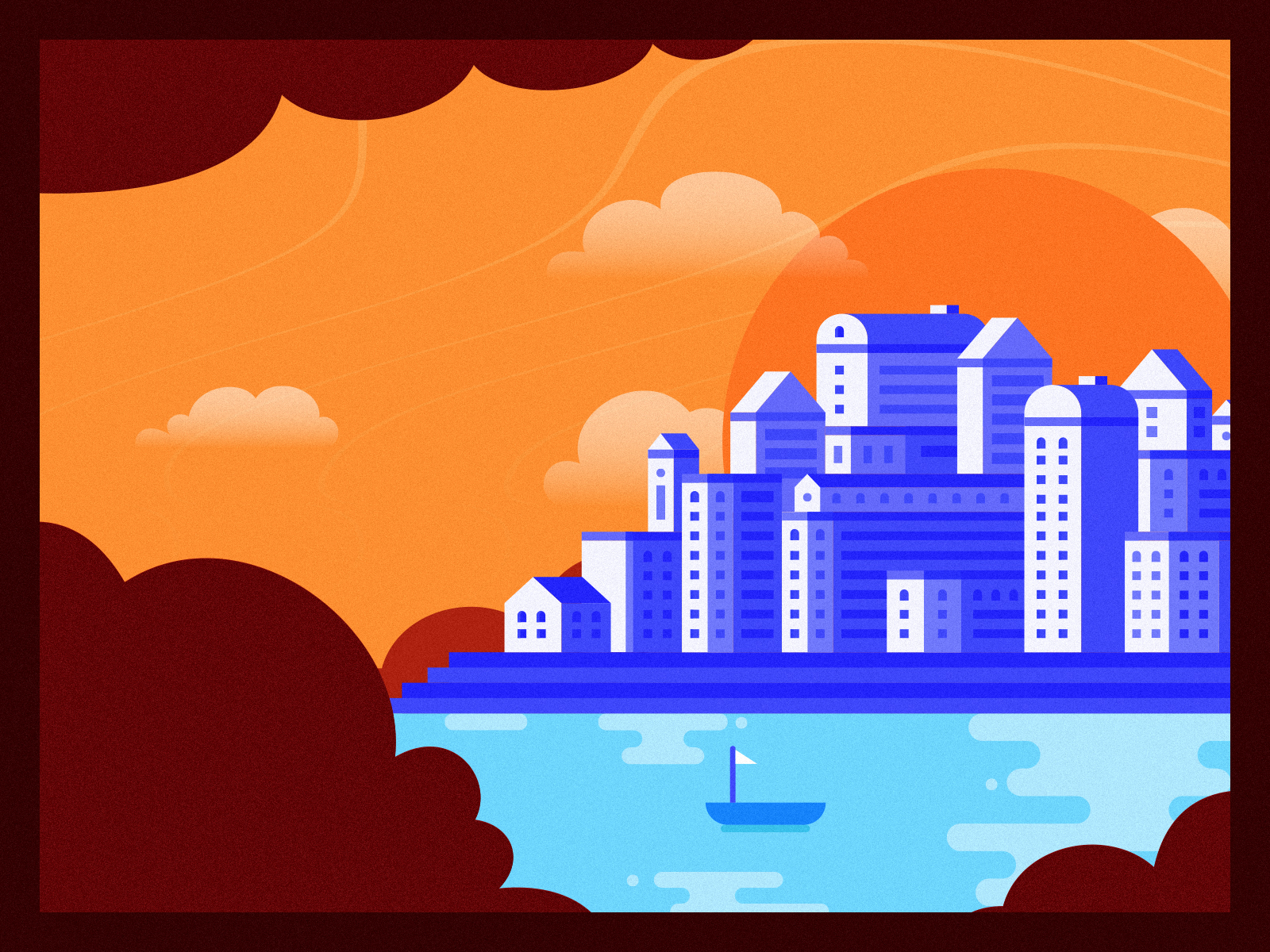 City by zoe0218 on Dribbble