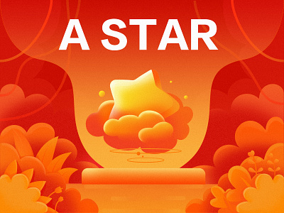 Star app branding design illustration logo ui