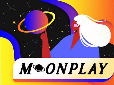 moonplay app branding design illustration logo ui ux