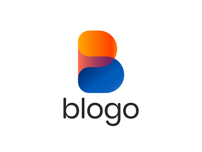 Blogo Logo Design branding creative logo design flat gradient graphic design icon illustration logo logo design logodesign logotype simple simple logo typography vector