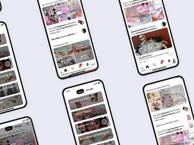 Pinterest Redesign redesign ui