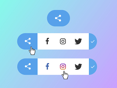 Daily UI 10: Share button daily ui dailyui design ui uidesign uiux