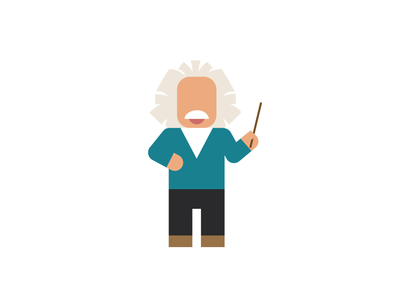 Albert Einstein by Nukul | NextDesigns on Dribbble