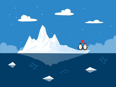 Iceberg art debutes design graphic iceberg illustration snow vector white