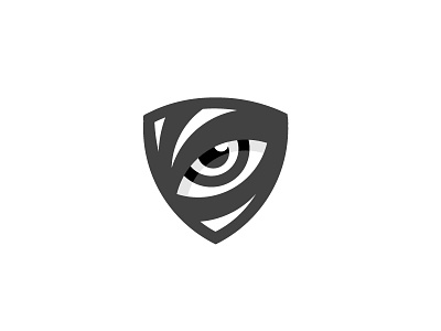 The Eye black branding circles debute dribbble eye icon illustration logo