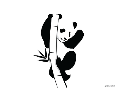 Panda art avatar bamboo black branding cartoon character comic design dribbble flat design graphic graphicdesign icon illustration illustrator inspiration logo panda vector