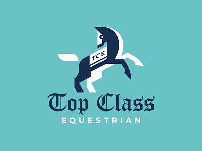 Top Class Equestrian 2020 design animal animal logo branding design equestrian equipment geometic geometric design horse logo minimal vector