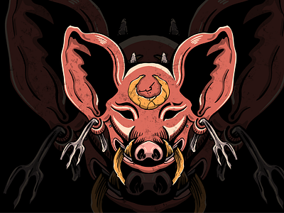 ALPHA PIG by Lastchoice on Dribbble