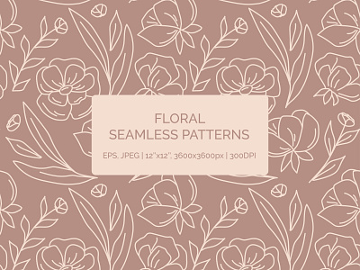 Floral seamless pattern