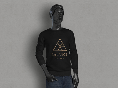 Balance Logo Concept adobe art balance branding clothes clothing concept creative custom design graphic illustration illustrator logo minimal minimalist mockup mockups modern photoshop