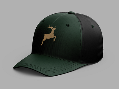 Deer Icon and Mockup Design animal apparel apparel design branding clothing concept creative custom deer design fashion fashion design fashion illustration hat hat design illustration minimal minimalist mockup wearable