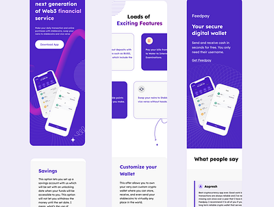 FeedPay - Mobile crypto design productdesign ui web3