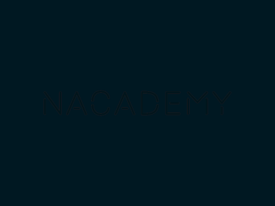 Animation x Nacademy Logo animation branding logo motion design