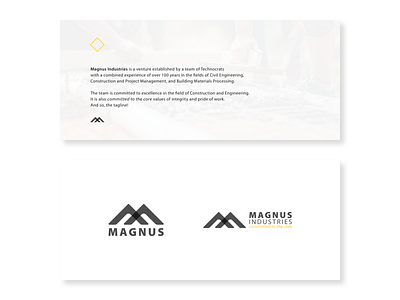 Magnus: Logo Lockups brand identity branding cement construction dhanush graphic design illustrator logo logo design logo lockup logodesign logos logotype