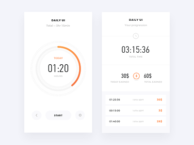 Time tracking apps daily freelance ios tasks time timer tracking ui