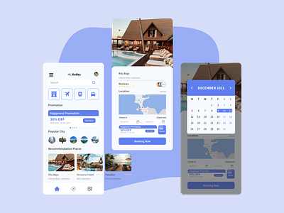 Vacation UI - Mobile App UI