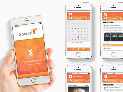 SpecialT app branding ui ux