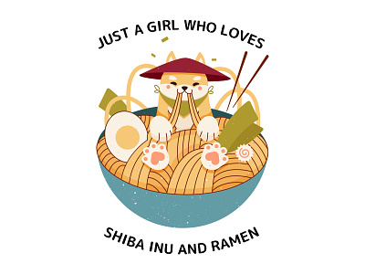 Shiba Inu and Ramen