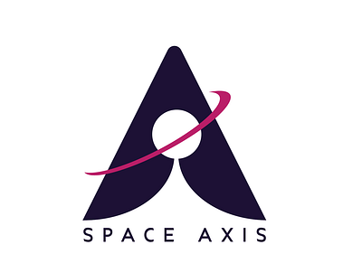 Space Axis branding design flat illustration logo