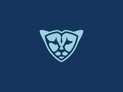 Cougar animal app confidence cougar design logo mascot protect security service shield