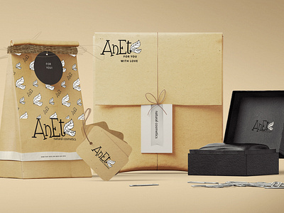 Corporate identity for AnEt natural cosmetics