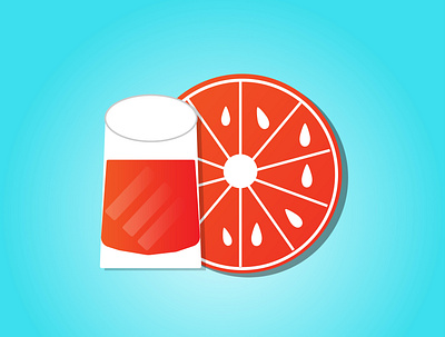 orange juice cartoon design designer food fun graphicdesign illustration illustrator juice shiny summer